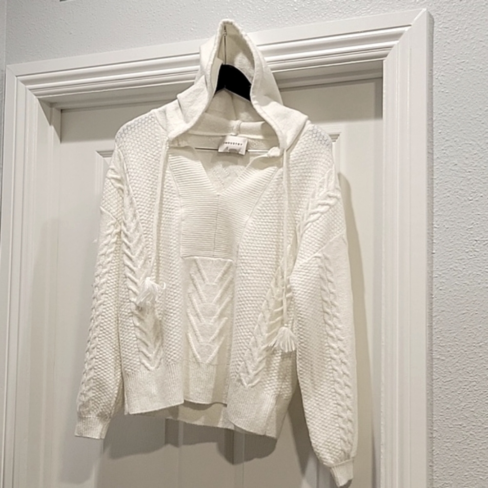 Industry Cable Stitch Hoodie Sweater - Picture 2 of 5